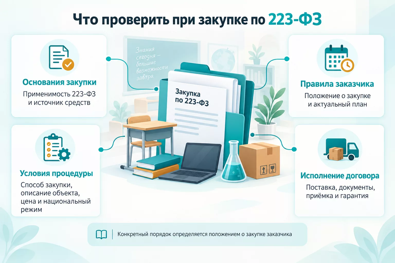 Смысловая карта проверки закупки оборудования по 223-ФЗ